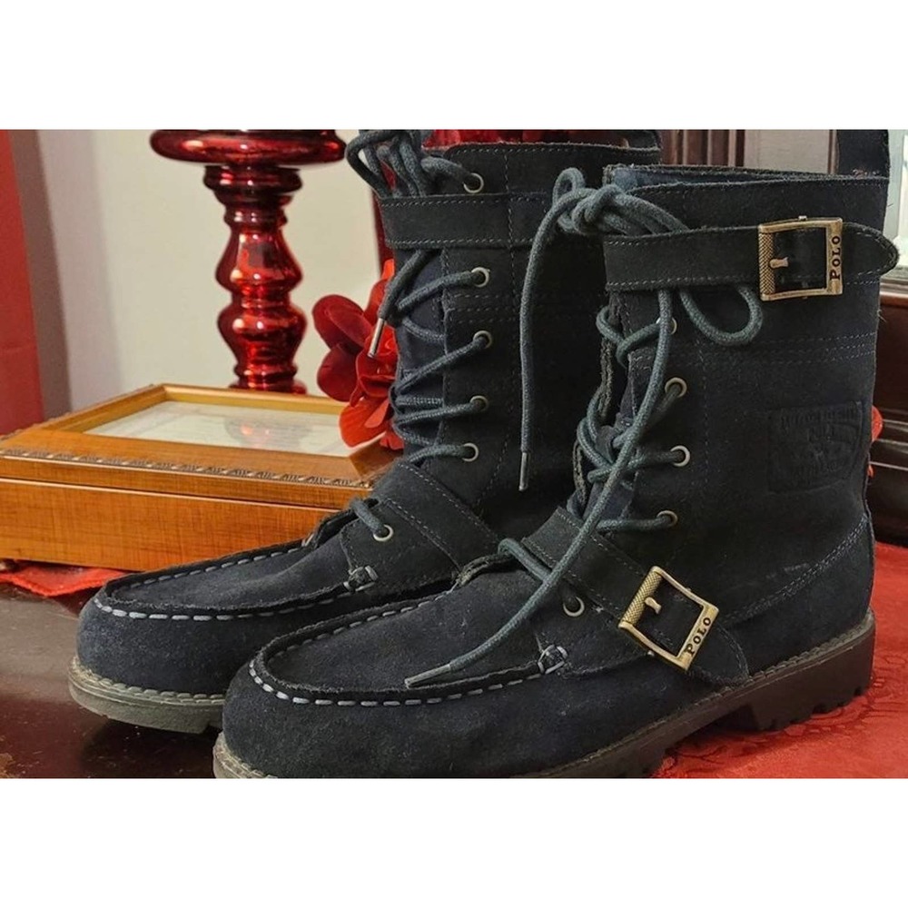 Polo Ralph Lauren Lace Up Boots Size EU 38